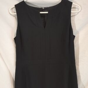 Ann Taylor | Black Sleeveless Dress Office Conservative Little Black Dress | 6P